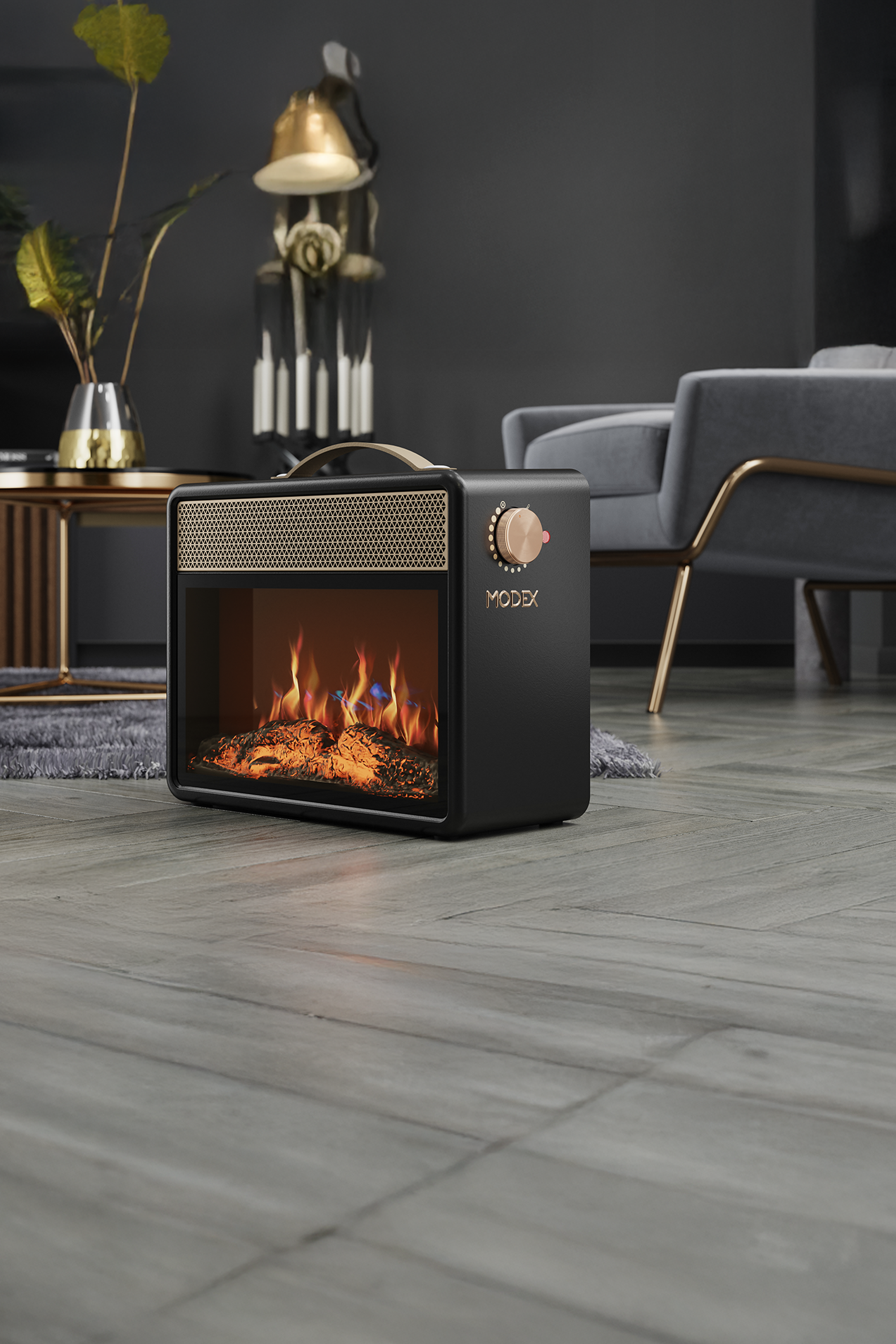 Fhr5000 Flame Electrical Heater