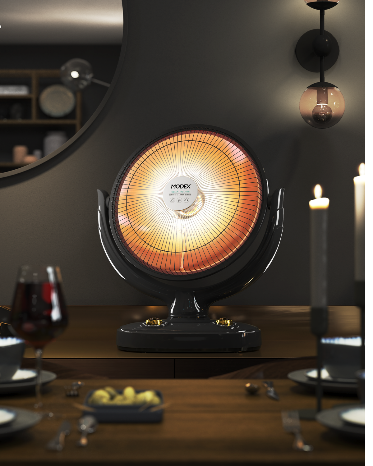 Instant carbon heat