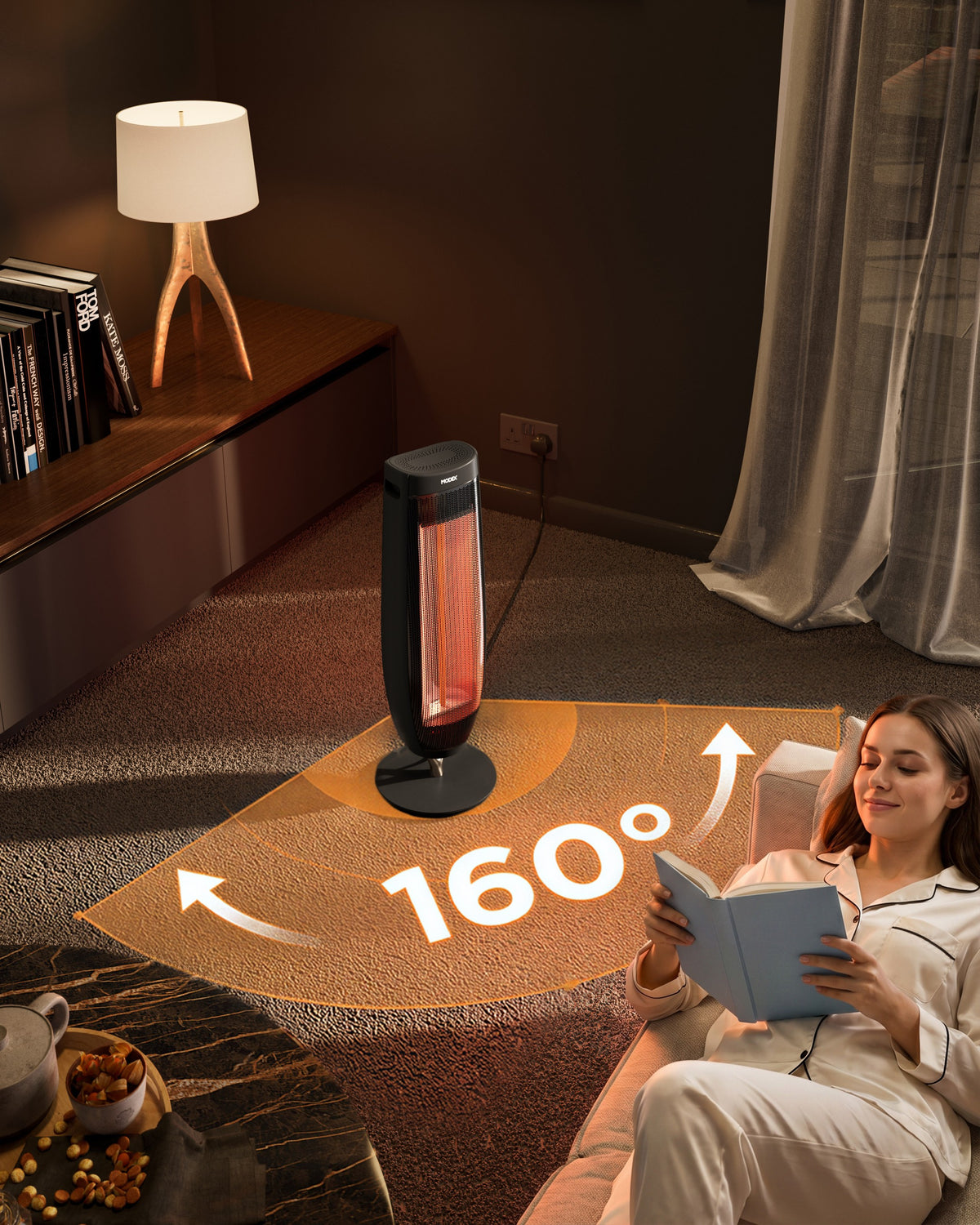Warmth across the room
