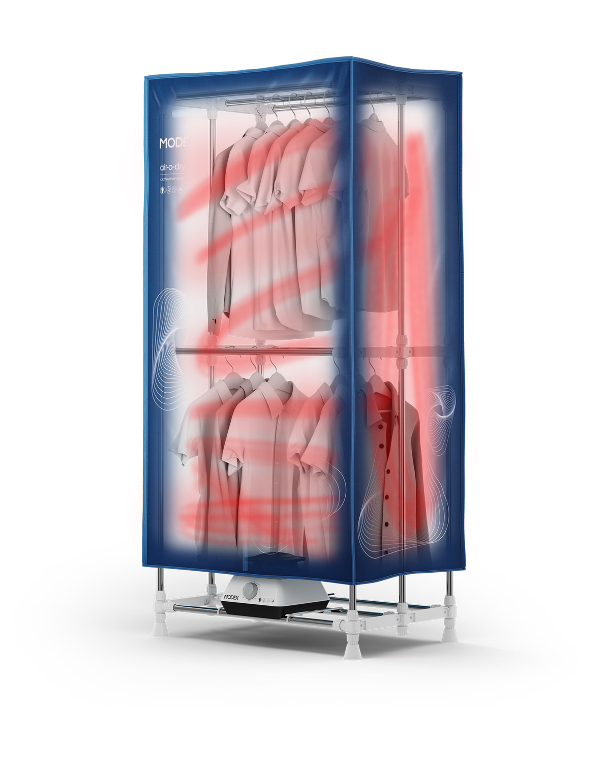 3D hot air circulation