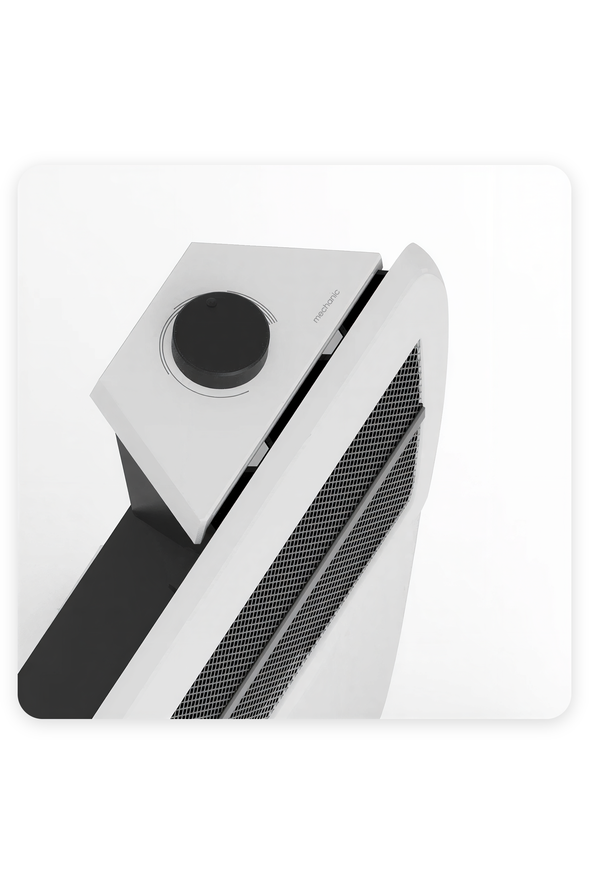 MODEX CNH7000 convection heater thermostat control knob, close-up | منظم حرارة مدفأة مودكس CNH7000 عن قرب