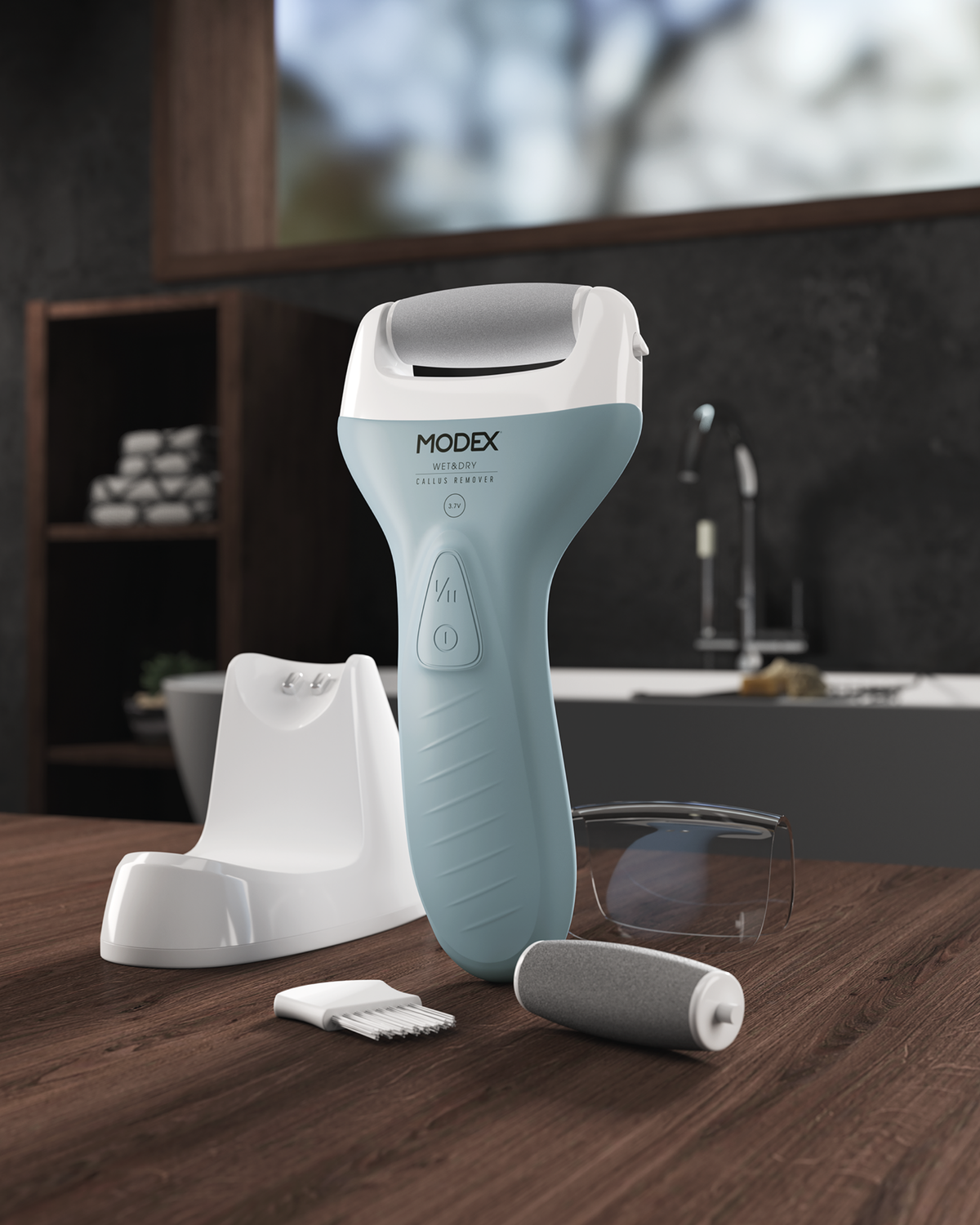 Rechargeable callus remover