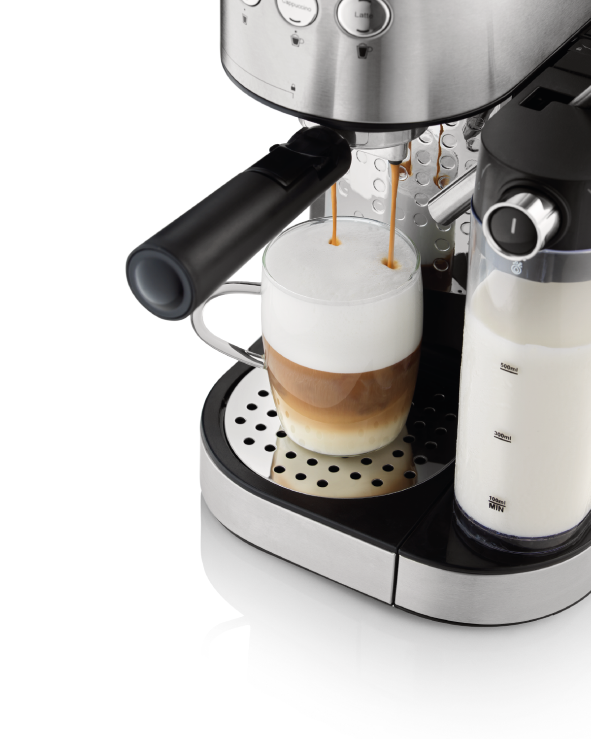 Automatic milk frothing
