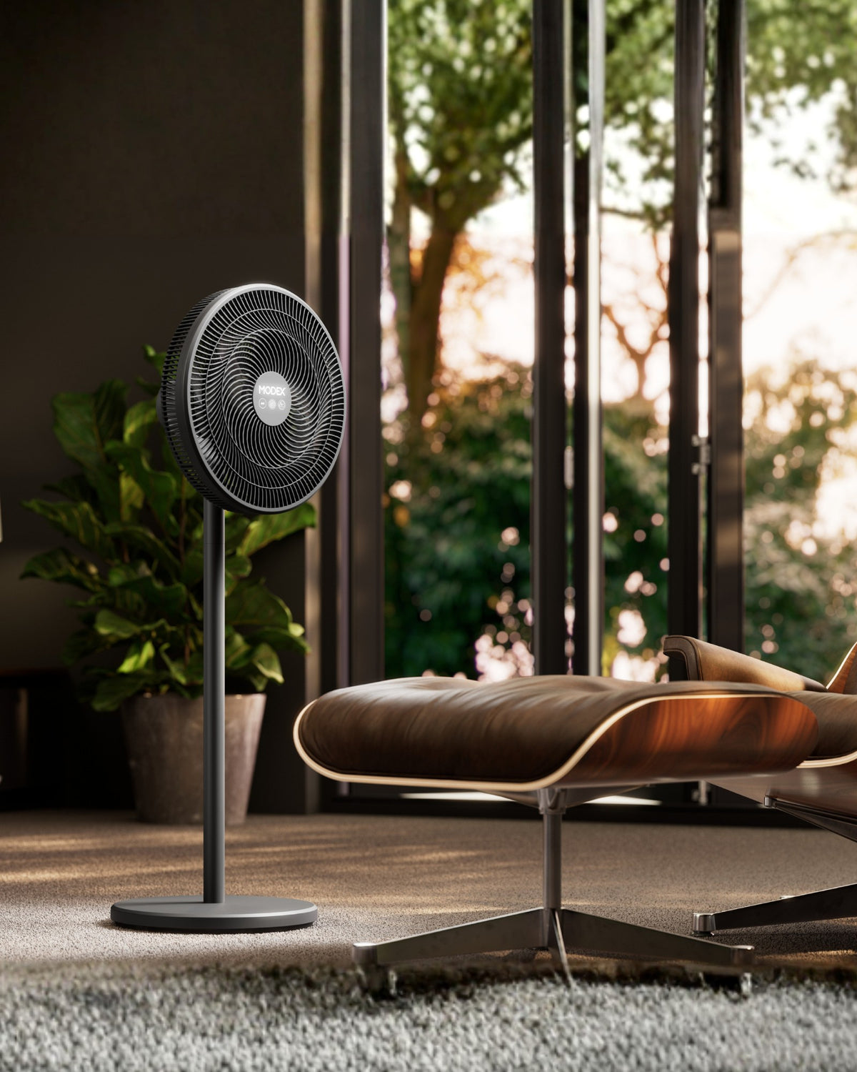 2-in-1 stand and table fan