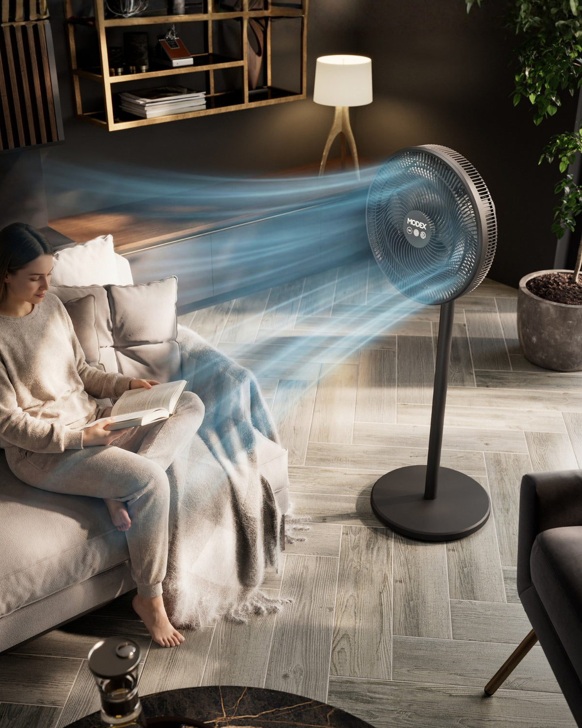 Spiral airflow grill