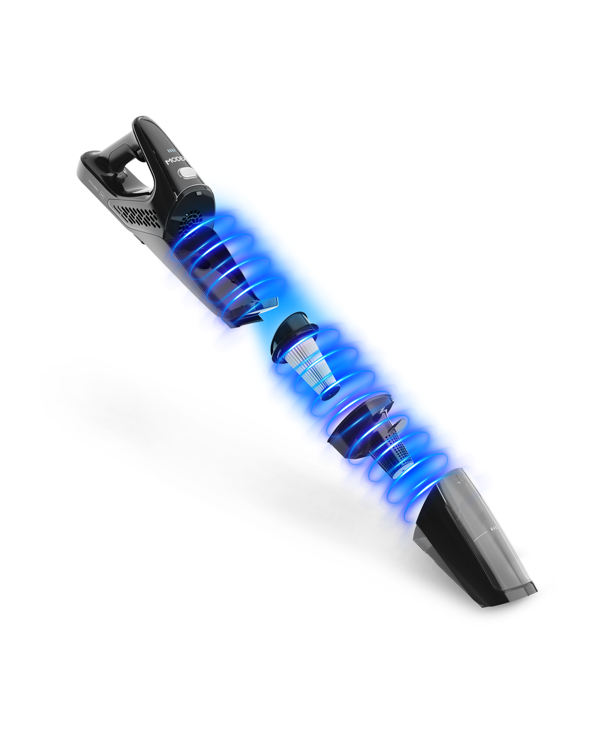 4-stage cyclone filtration