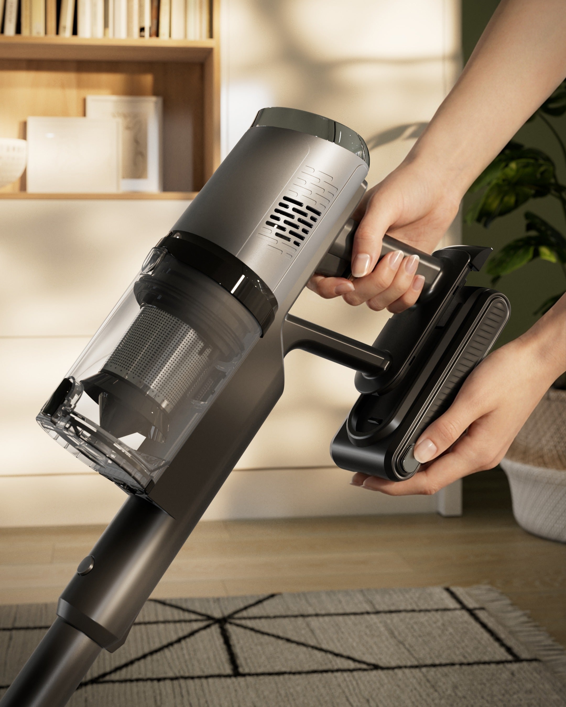 Light, easy-grip handle of the MODEX HVC1420 | مقبض خفيف ومريح