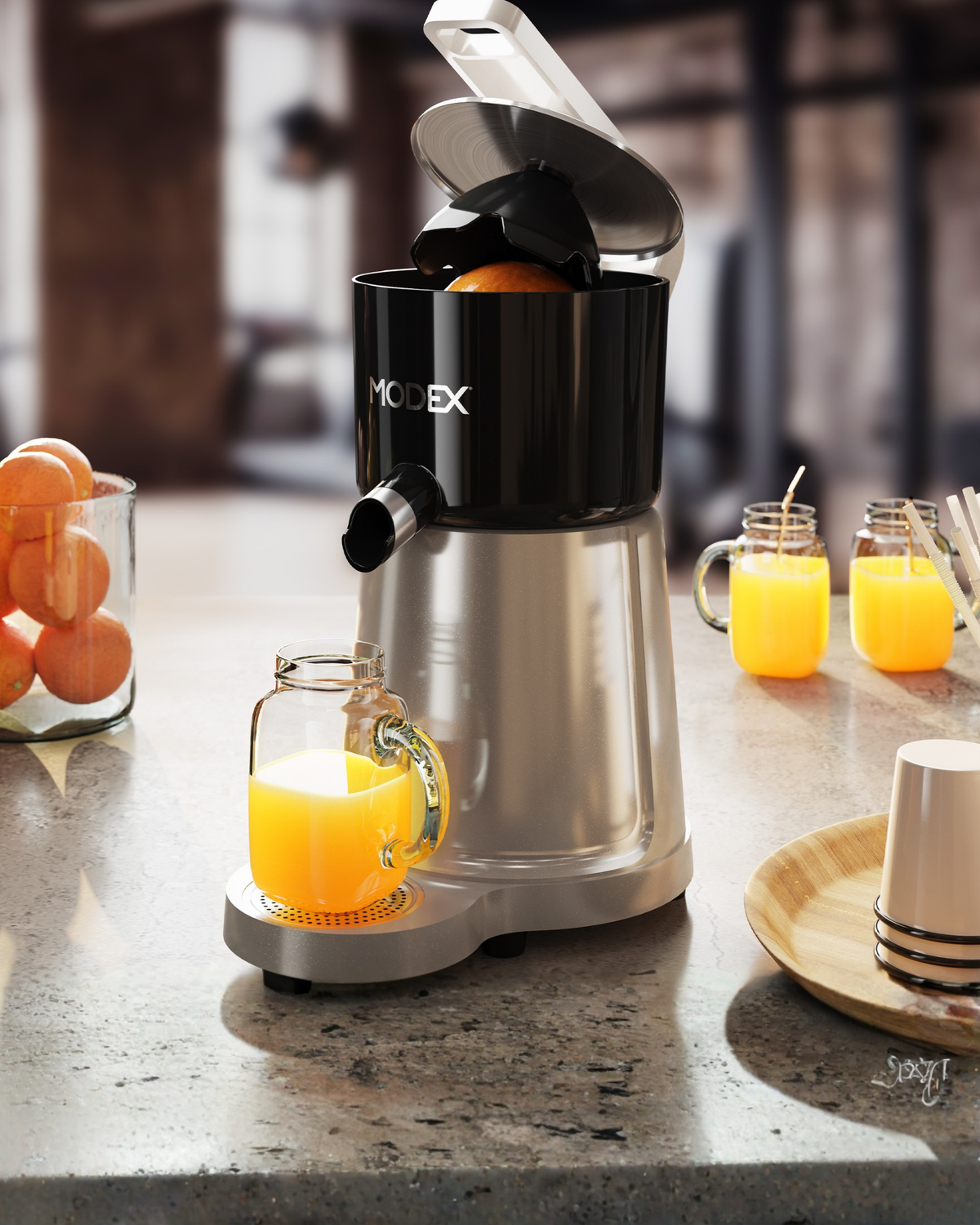 350W citrus juicer