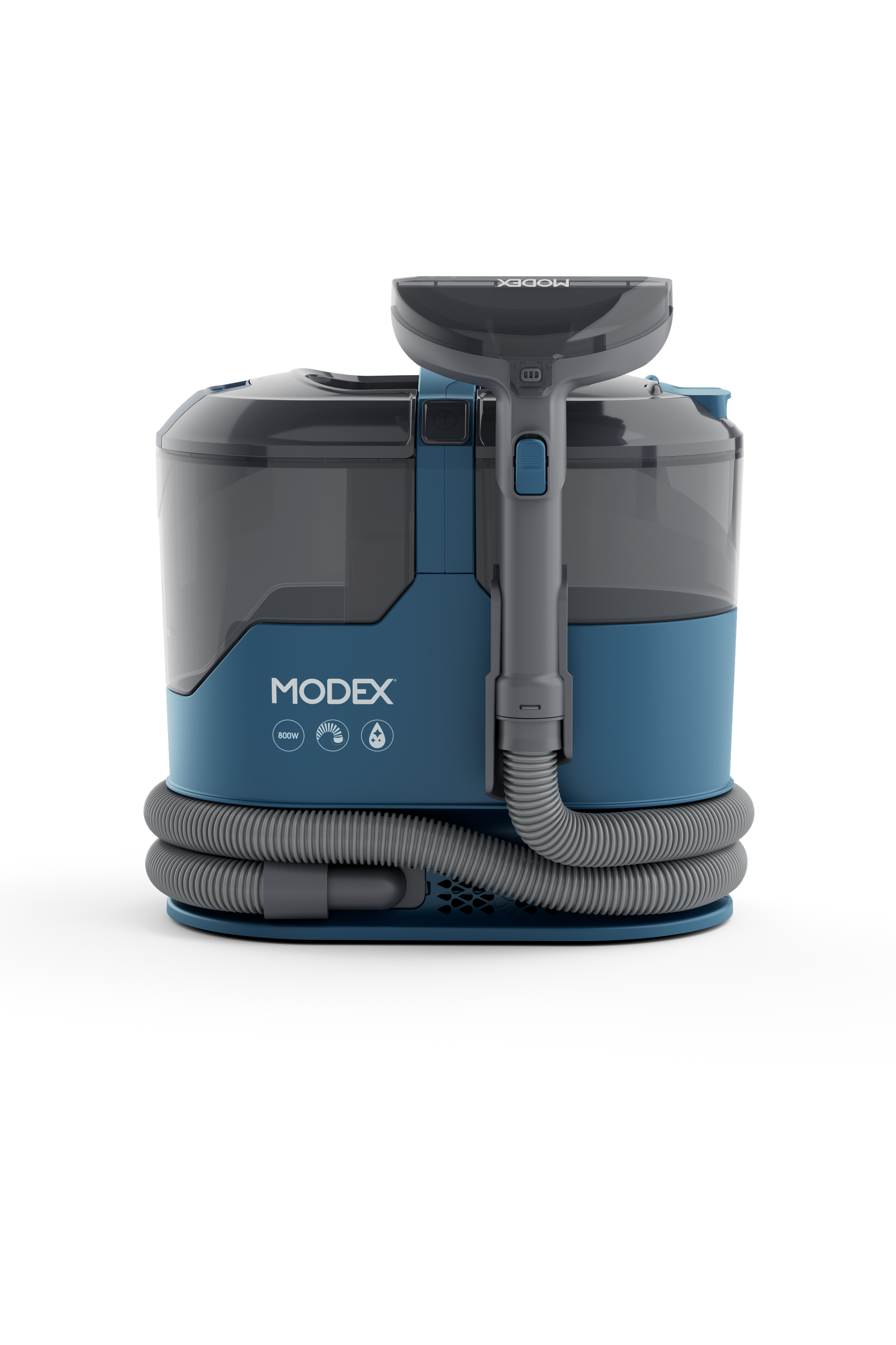 MODEX SCR2026 spot cleaner, blue, front view | منظف البقع مودكس، أزرق، منظر أمامي