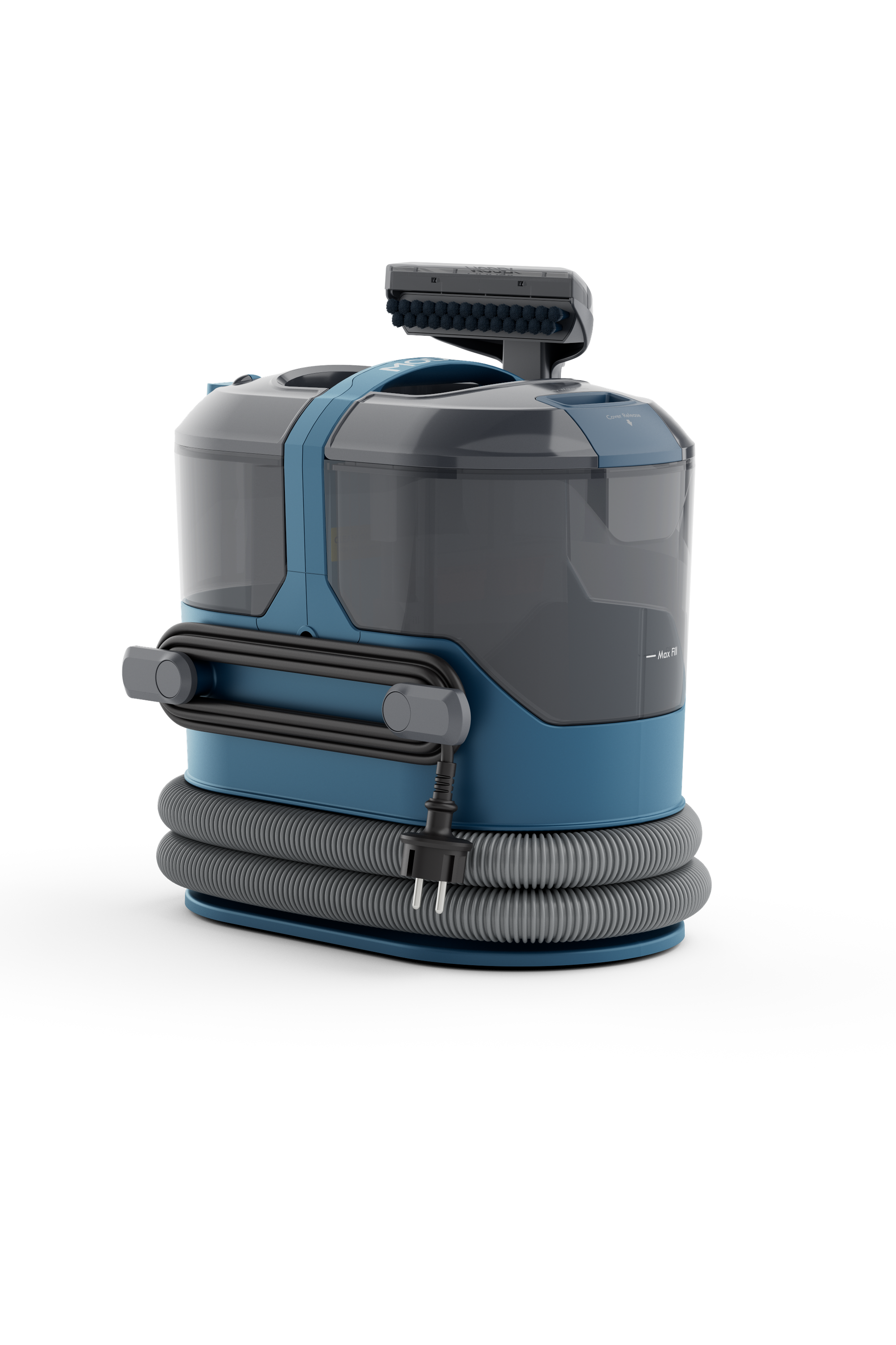 MODEX SCR2026 spot cleaner, blue, rear angled view | منظف البقع مودكس، أزرق، منظر خلفي مائل