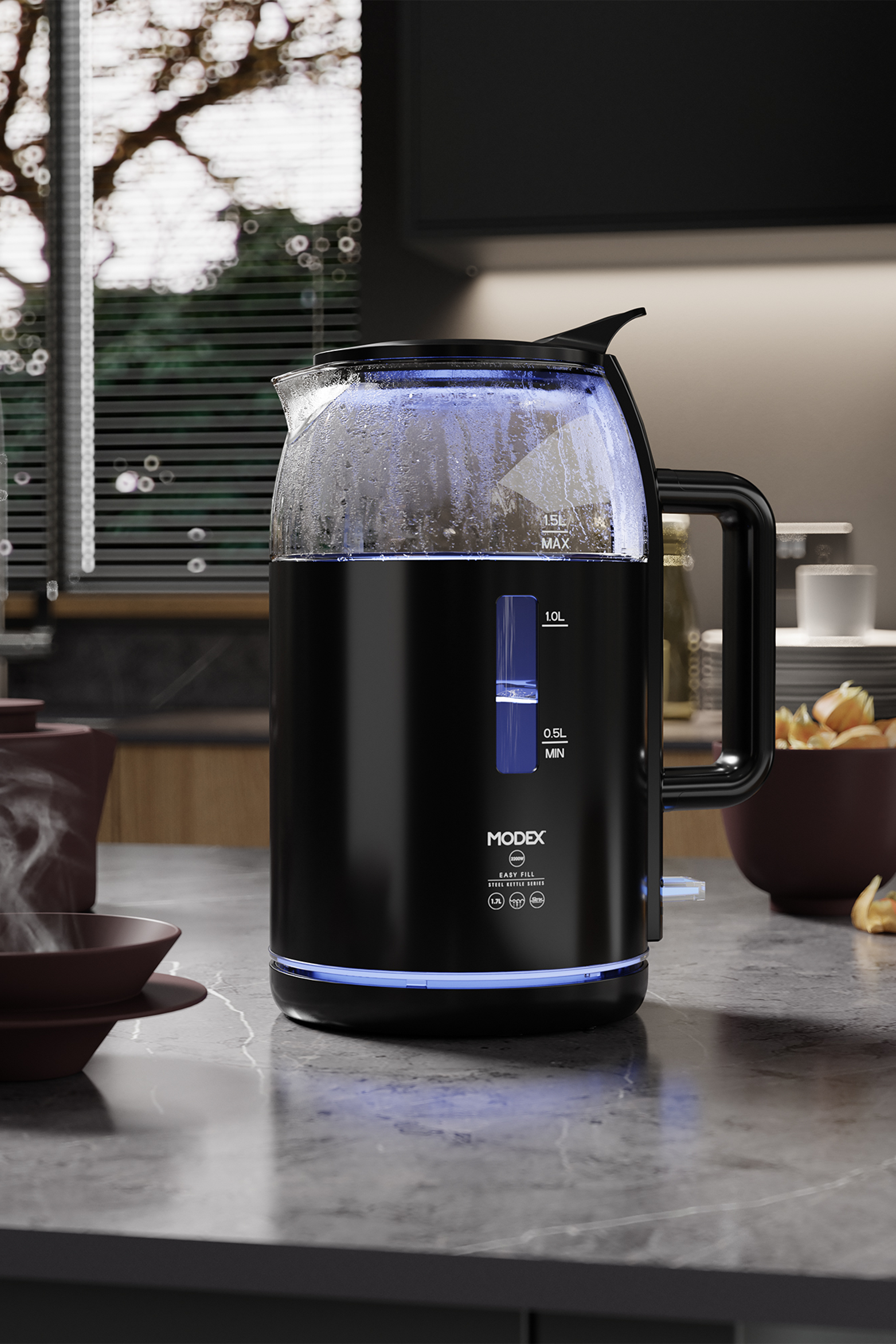 Transparent kettles sales