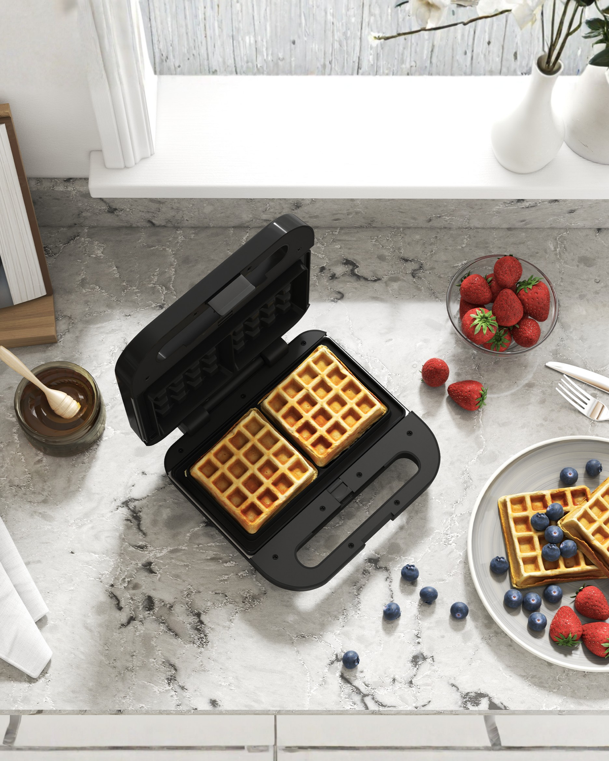 Waffle plates