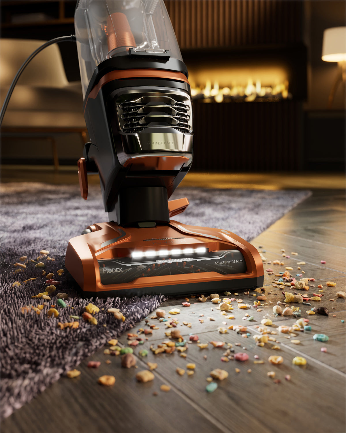 Every floor, one vacuum
