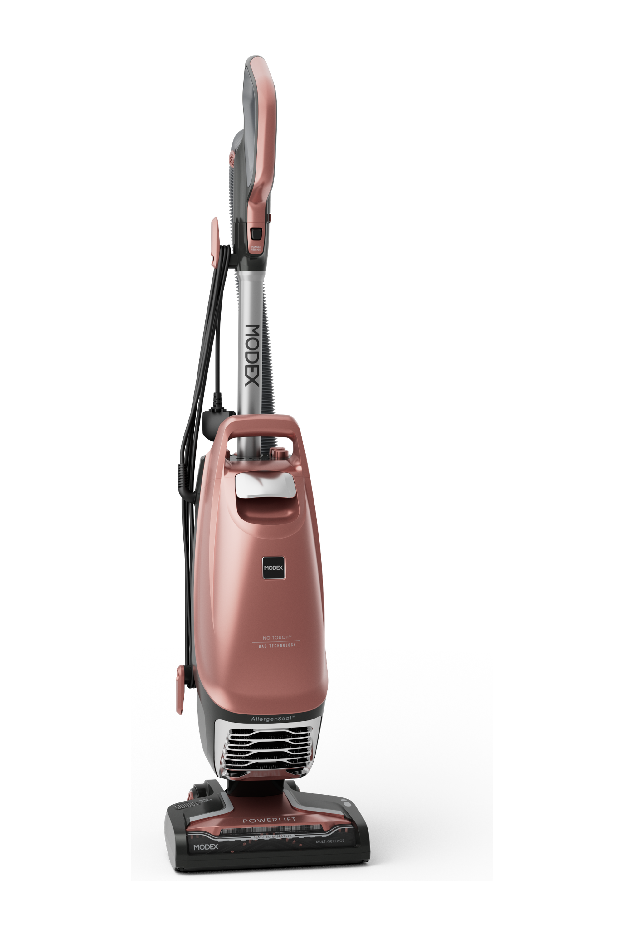 MODEX UVC1520 upright vacuum cleaner Rose – front view | مكنسة كهربائية عمودية مودكس UVC1520 وردي – منظر أمامي