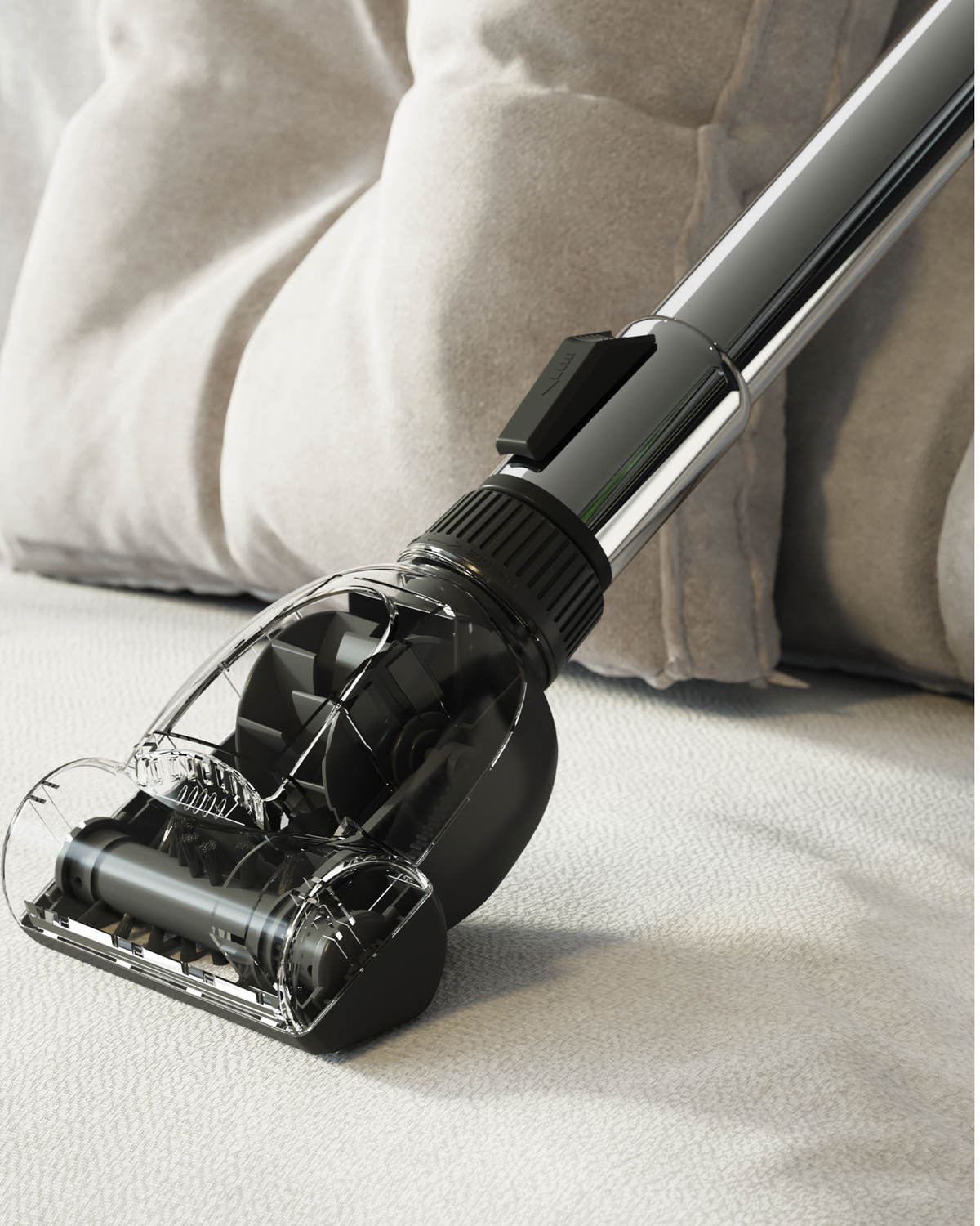 Rotating sofa brush